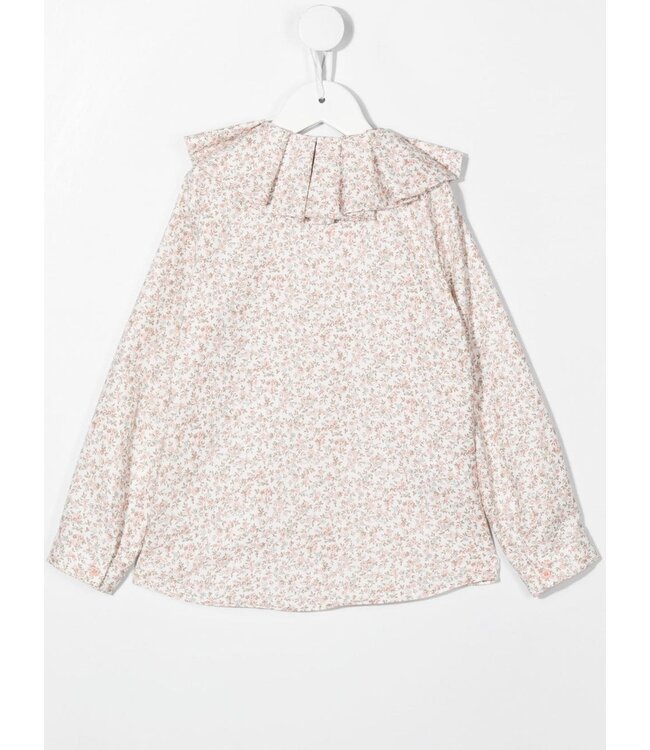 Il Gufo IL GUFO - floral-print ruffle-collar blouse