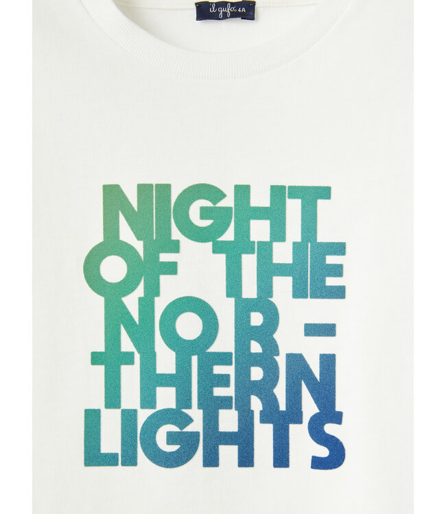 Il Gufo IL GUFO - Gradient-effect lettering T-shirt