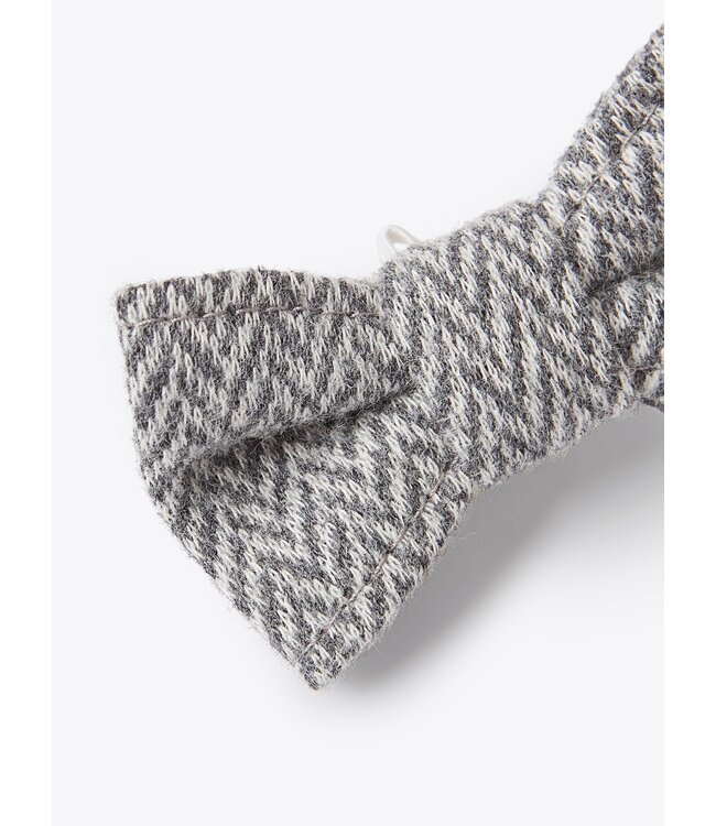 Il Gufo IL GUFO - Herringbone bow tie with loop