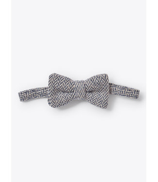 Il Gufo IL GUFO - Herringbone cotton bow tie