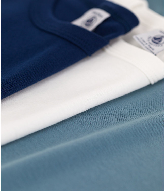 Petit Bateau Petit Bateau - BOYS' SHORT-SLEEVED COTTON T-SHIRTS - 3-PACK