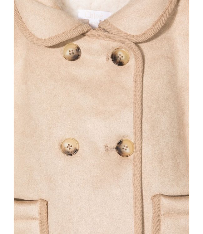 Chloe Chloe - collared double-breasted coat