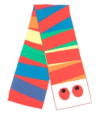 Stella McCartney Stella McCartney - knitted colour-block scarf