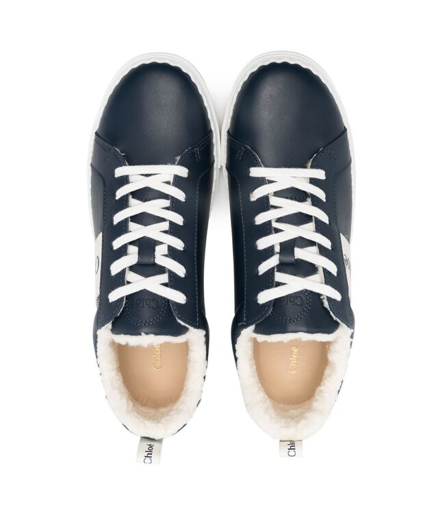 Chloe Chloe - logo-print panelled sneakers