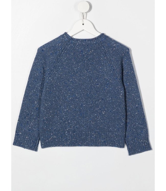 Il Gufo IL GUFO - metallic-threading raglan jumper