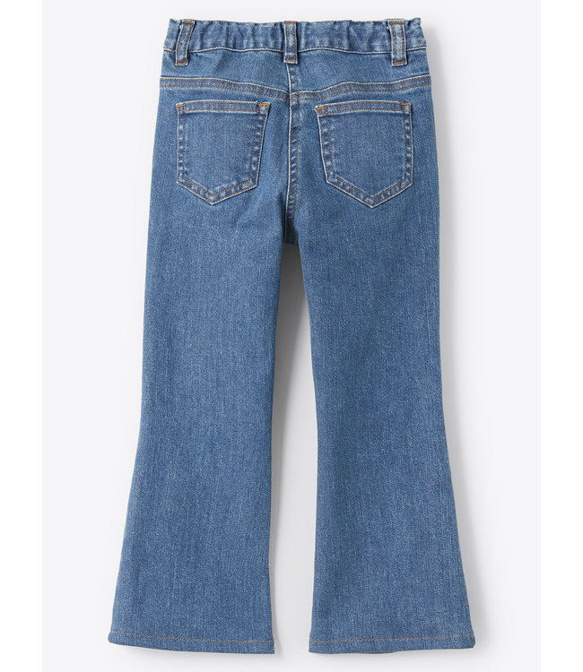 Il Gufo IL GUFO - Flare jeans with bead decorations