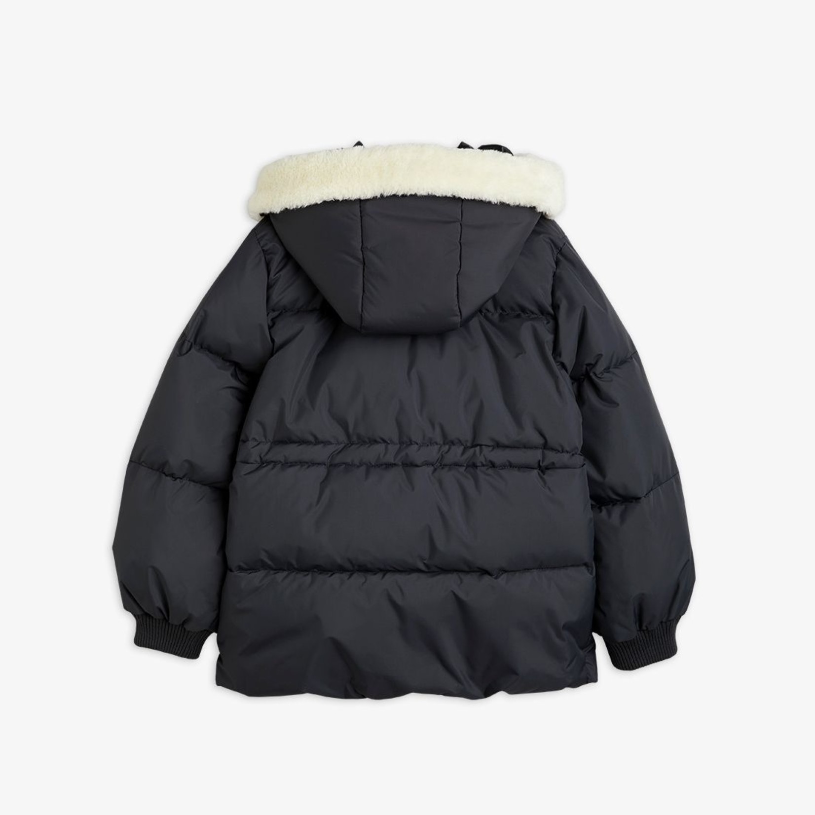 mini black puffer jacket