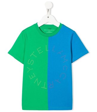 Stella McCartney Stella McCartney - colour-block logo T-shirt