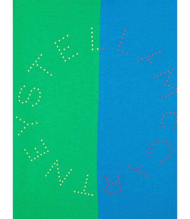 Stella McCartney Stella McCartney - colour-block logo T-shirt