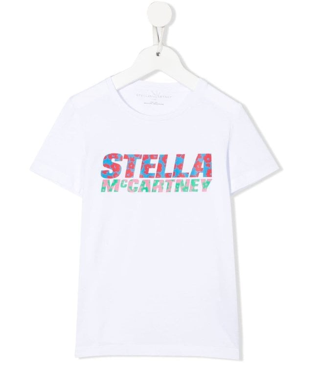 Stella McCartney Stella McCartney - sustainable cotton animal print logo T-shirt
