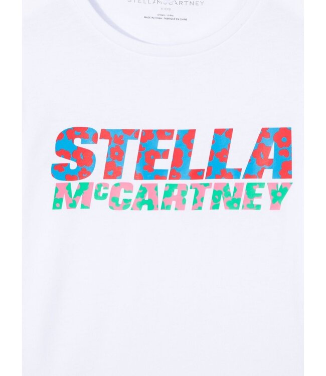 Stella McCartney Stella McCartney - sustainable cotton animal print logo T-shirt