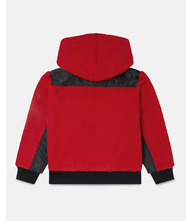 Stella McCartney Stella McCartney - Logo Zip Teddy Fleece Hoodie