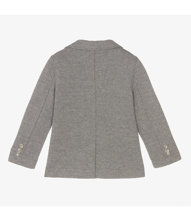 Il Gufo IL GUFO - Boys Grey Herringbone Blazer