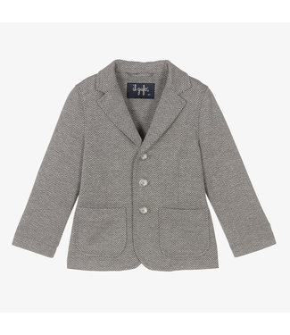 Il Gufo IL GUFO - Boys Grey Herringbone Blazer