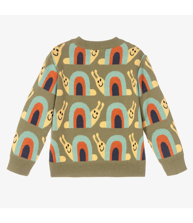 Stella McCartney Stella McCartney - Boys Green Snail Sweater