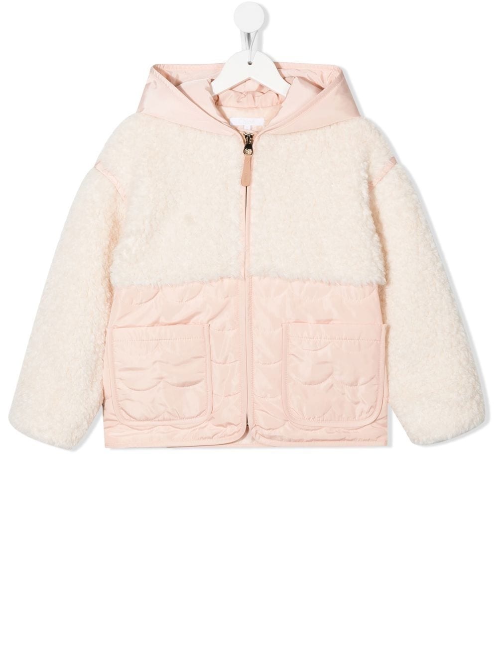 Chloe - textured hooded padded jacket - igloobaby