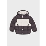 Emporio Armani Emporio Armani - Hooded, quilted-nylon puffer jacket with recycled down