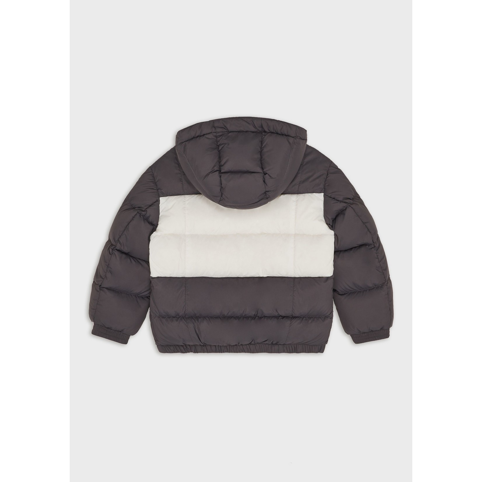 Emporio Armani Emporio Armani - Hooded, quilted-nylon puffer jacket with recycled down