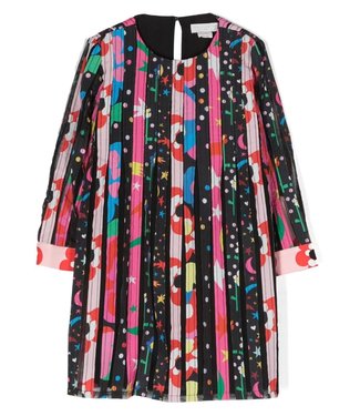 Stella McCartney Stella McCartney - graphic-print pleated dress