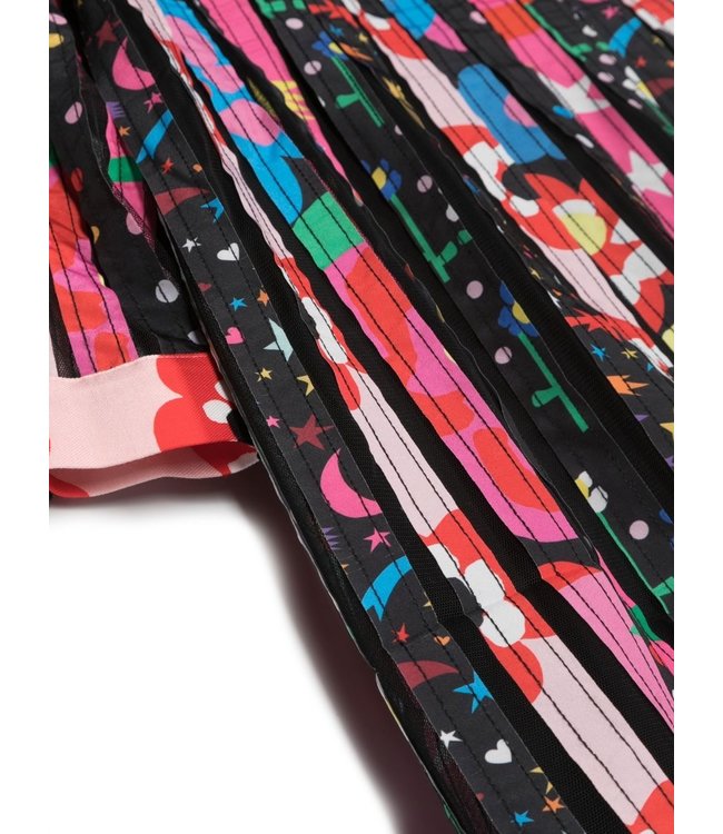 Stella McCartney Stella McCartney - graphic-print pleated dress