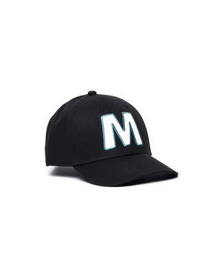 帽子 andmaryMary logo cap BLACK andmary Mary logo cap black