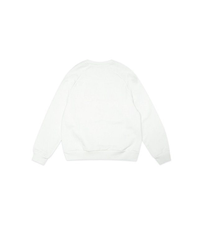 Marni Marni - White sweatshirt with college-inspired maxi M