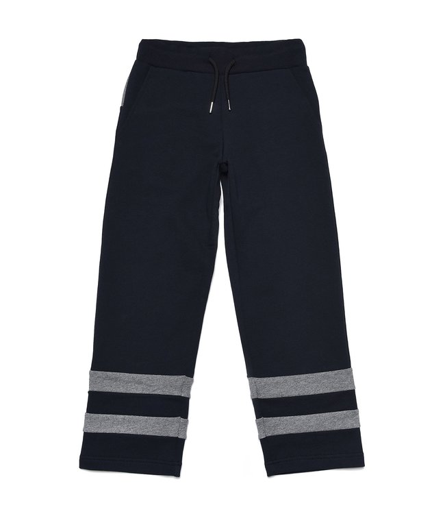 Marni Marni - Navy blue fleece pants with contrasting color bands