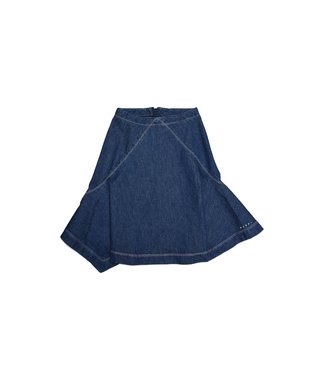 Marni Marni - Asymmetrical blue denim skirt