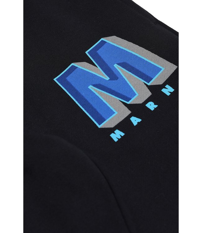 Marni Marni - fleece pants with M and institutional logo