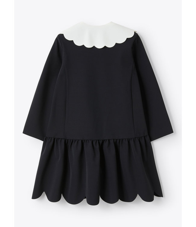 Il Gufo IL GUFO - Wide collar Sensitive® Fabrics dress