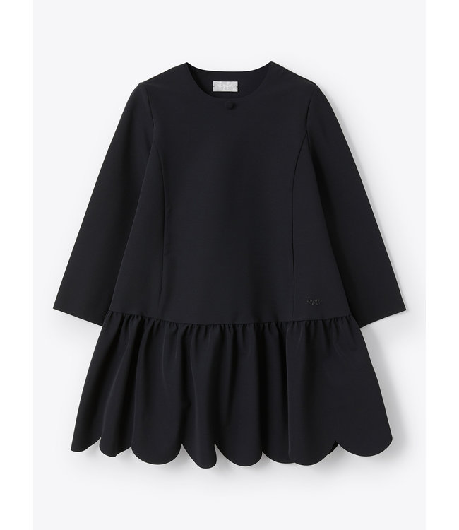 Il Gufo IL GUFO - Wide collar Sensitive® Fabrics dress