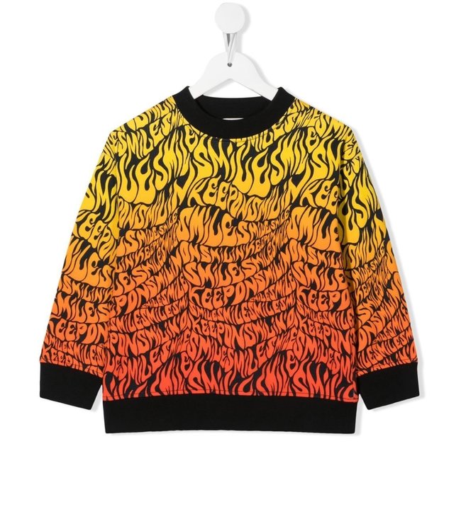 Stella McCartney Stella McCartney - graphic-flame print sweatshirt