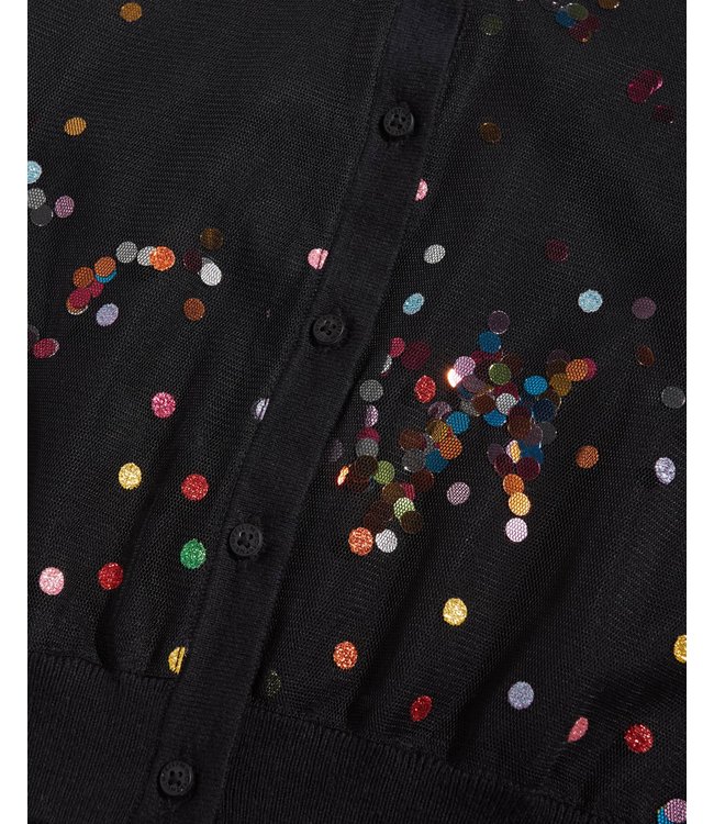 Stella McCartney Stella McCartney - Girl's Knit Multicolor Dots Cardigan