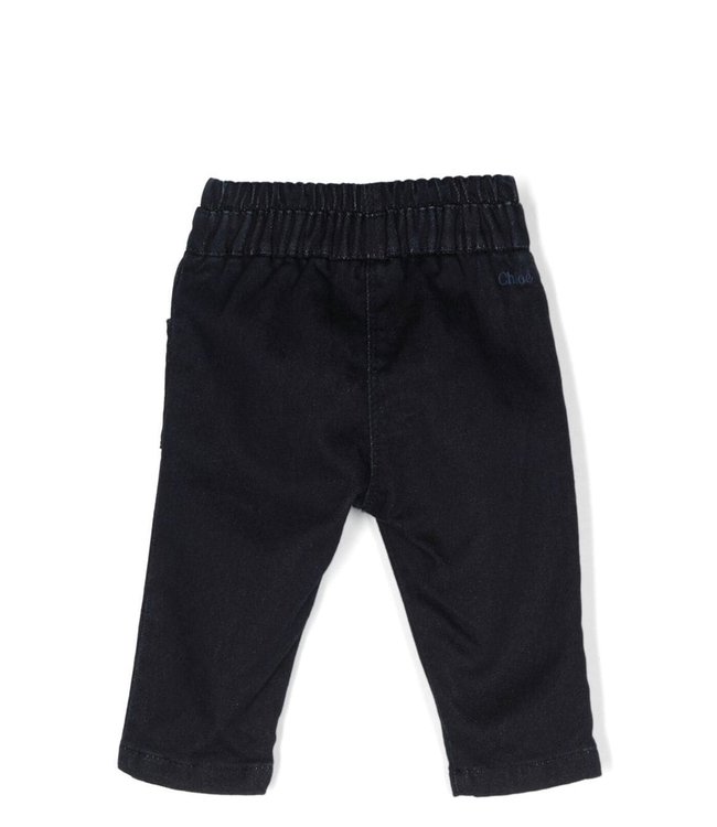 Chloe Chloe - bow-detail denim trousers