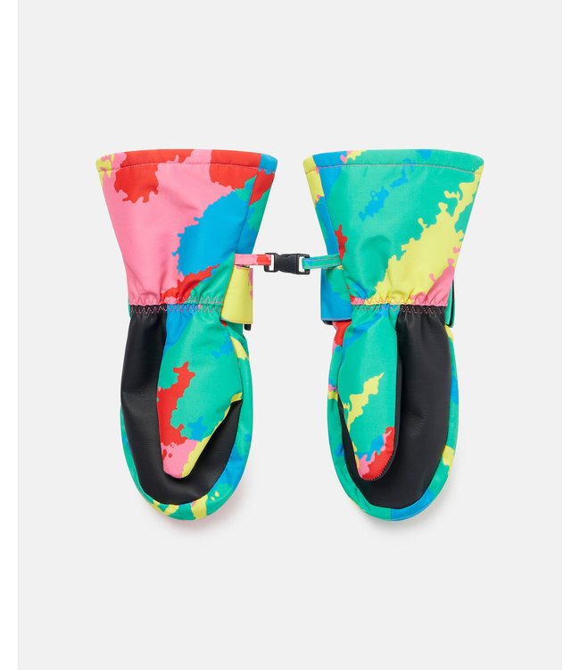 Stella McCartney Stella McCartney - Spray Print Logo Snow Mittens