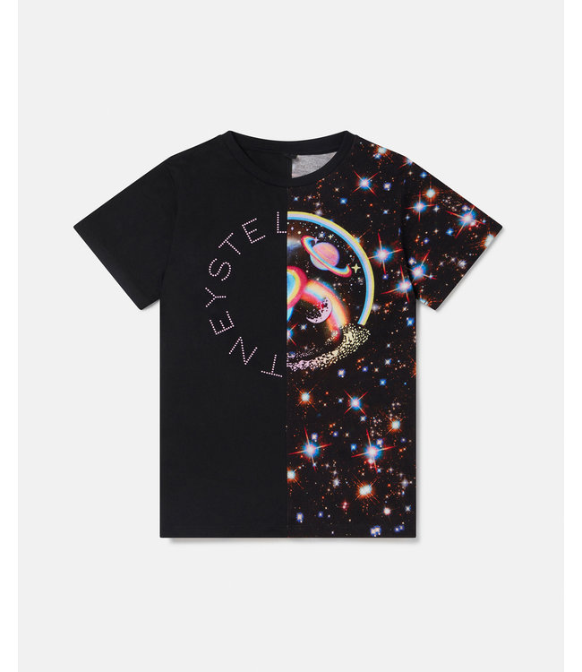 Stella McCartney Stella McCartney - Cosmic Star Print Cotton T‐Shirt