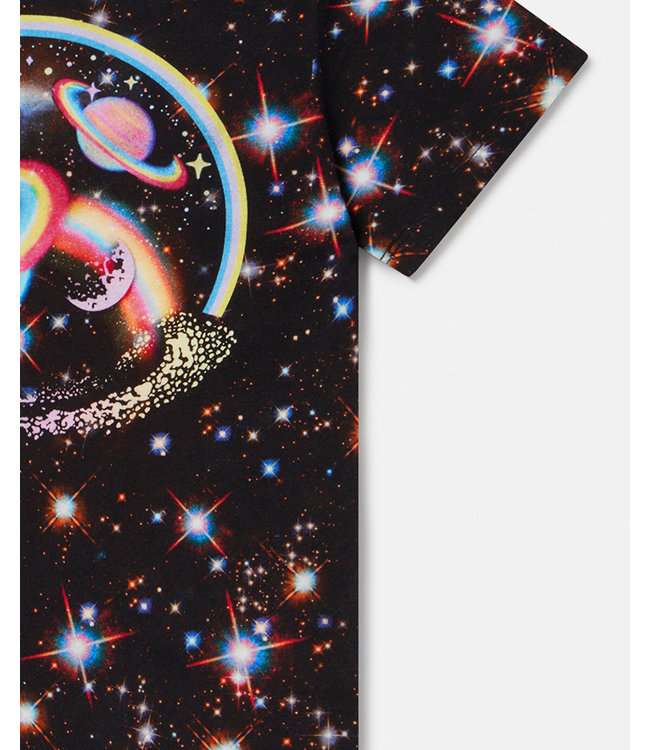 Stella McCartney Stella McCartney - Cosmic Star Print Cotton T‐Shirt