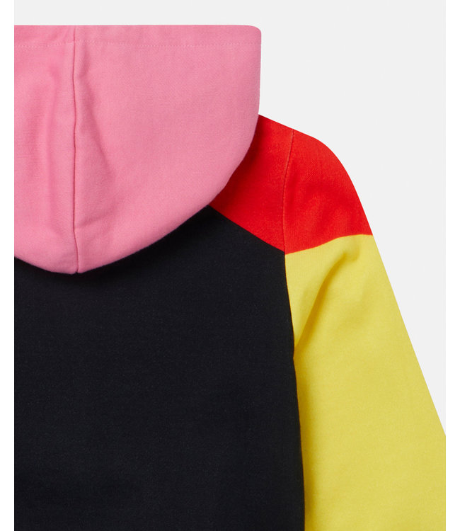Stella McCartney Stella McCartney - Colourblock Cotton Fleece Zip‐Up Hoodie