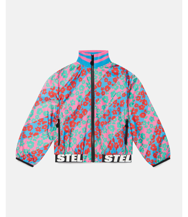 Stella McCartney Stella McCartney - Striped Floral Print Active Logo Jacket