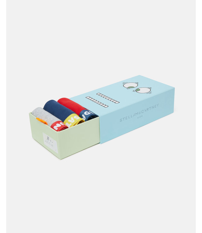 Stella McCartney Stella McCartney - Smile Shape Print Cotton Jersey Boxer Set