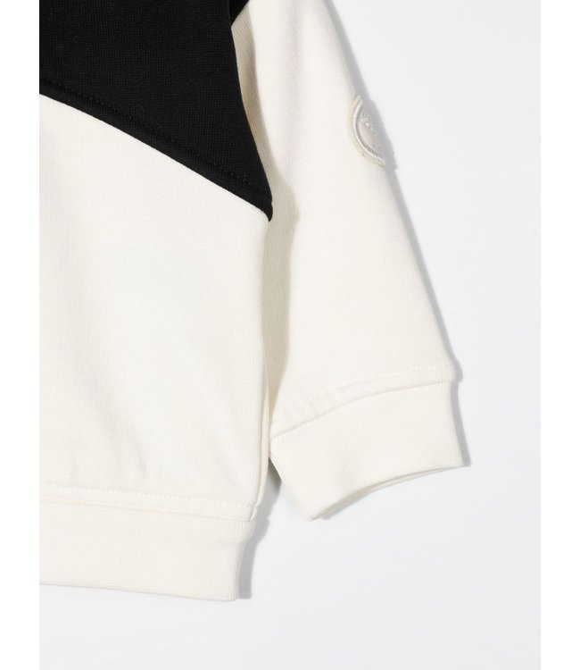 Emporio Armani Emporio Armani - contrasting-panel zip-up sweatshirt