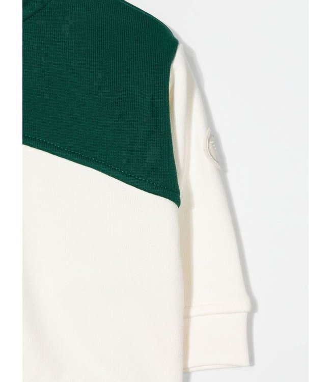 Emporio Armani Emporio Armani - contrasting-panel zip-up sweatshirt