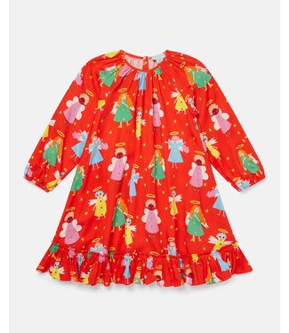 Stella McCartney Stella McCartney - Christmas Angel Print Twill Dress