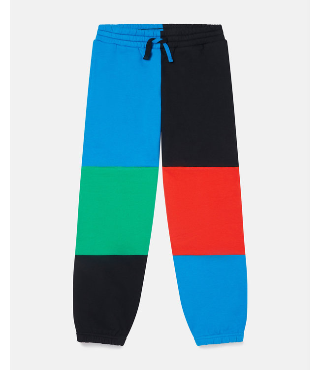 Stella McCartney Stella McCartney - Colourblock Cotton Fleece Joggers