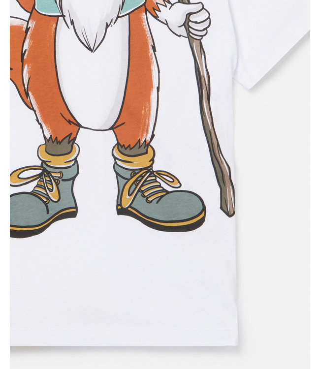Stella McCartney Stella McCartney - Fox Print Cotton T‐Shirt