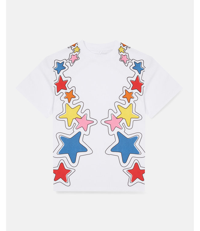 Stella McCartney Stella McCartney - Cosmic Star Print Cotton T‐Shirt