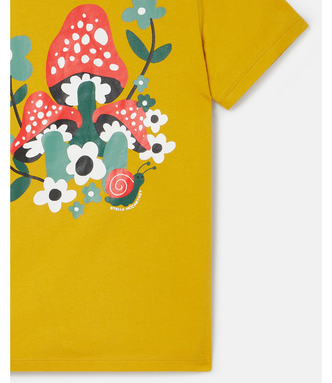 Stella McCartney Stella McCartney - Mushroom Print Jersey T‑shirt