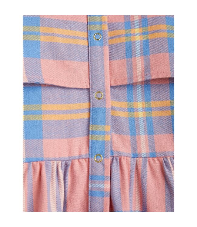 Mini Rodini Mini Rodini - CHECK WOVEN FLANNEL SAILOR DRESS