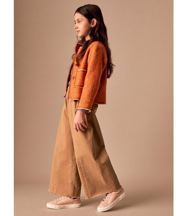 Il Gufo IL GUFO - Boxy jacket in recycled herringbone fabric