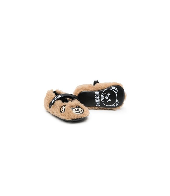 Moschino Moschino - Teddy Bear motif ballerina shoes